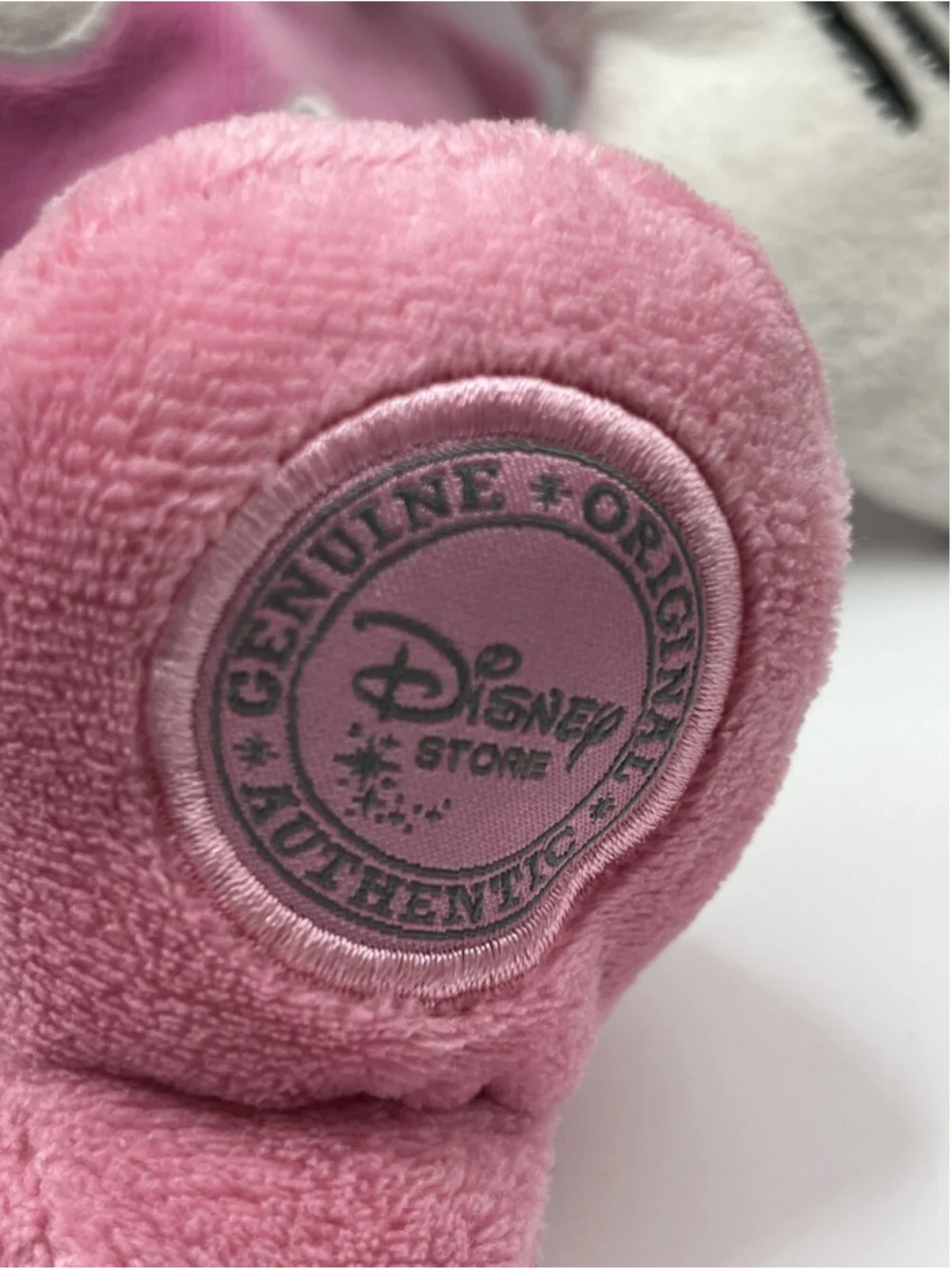 Disney Store Plush Minnie Mouse Plush Embroidered Detail Pink Bow Shoes Dress